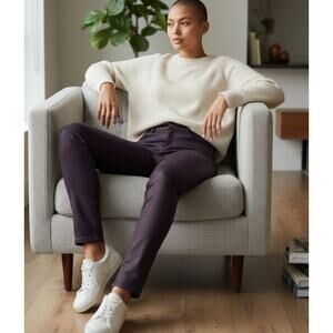 NWOT AG Farrah Skinny Ankle Coated Jeans 27R Portobello Leather Look High Rise